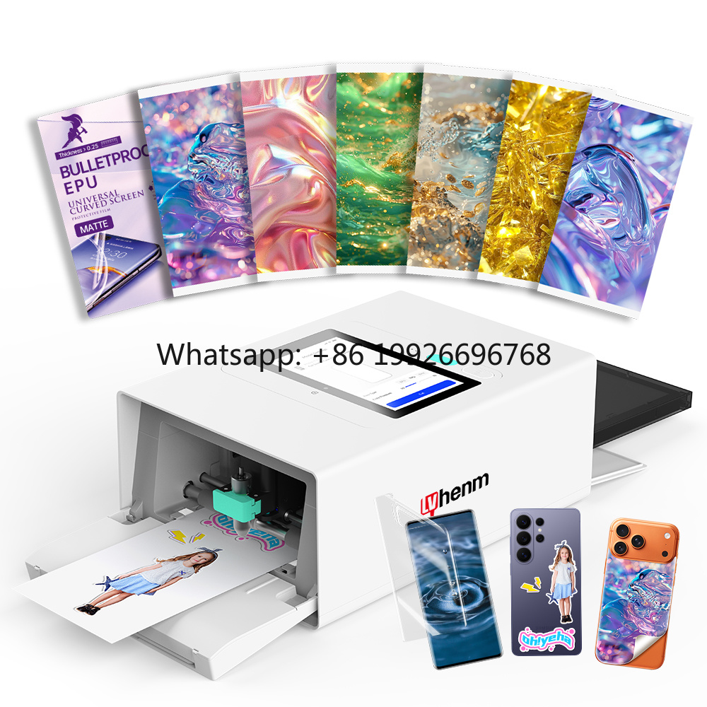 Hydrogel Screen Protector - High-Resolution Prints AI Image Extraction Phone
