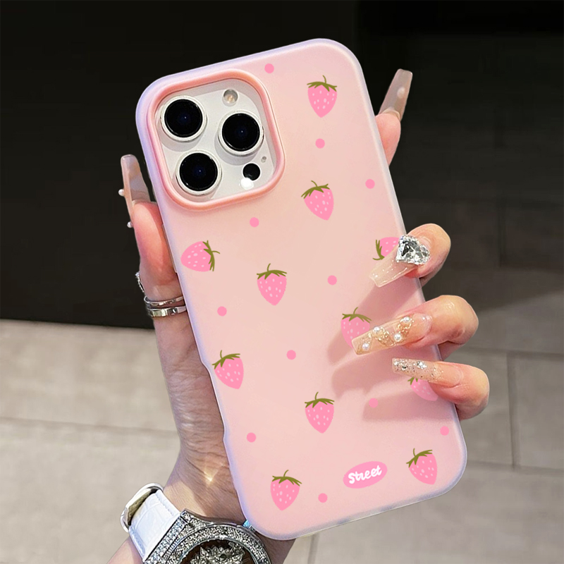 Sweet Pink Strawberry Pattern  - Samsung Galaxy A55 ulasan dan harga