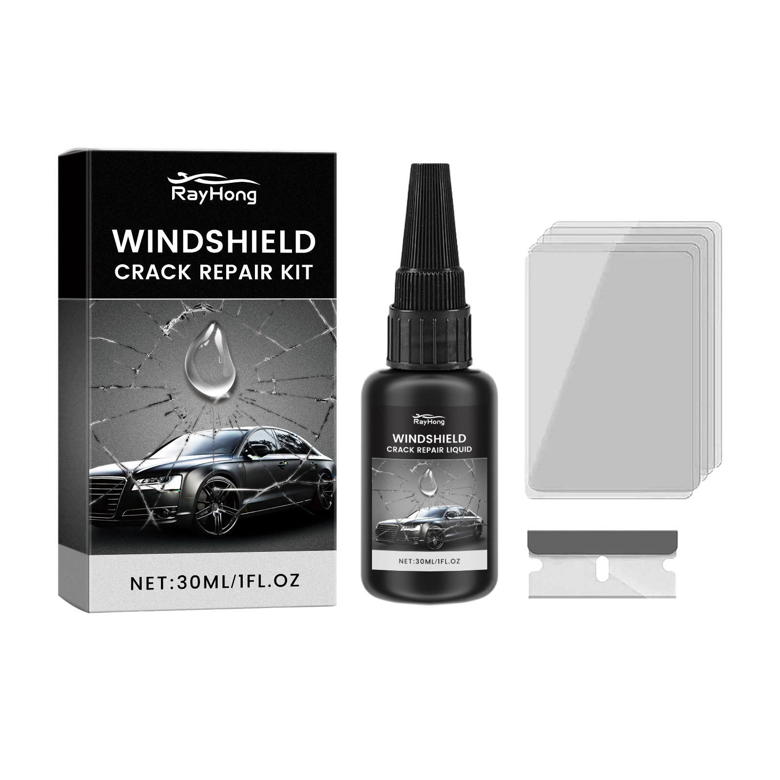 Windshield Repair Glue - Winds - Liquid Uv Glue Kit ulasan dan harga