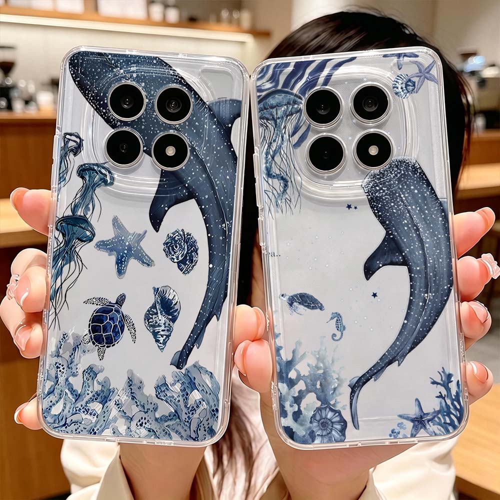 Ocean Whale Turtle Pattern Pho - Xiaomi Poco X6 ulasan dan harga