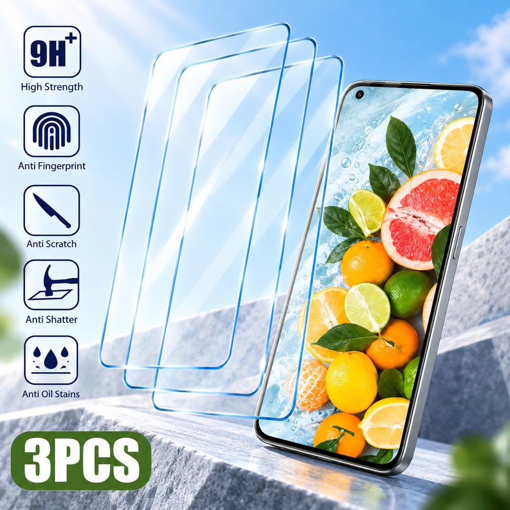 3PCS Screen Protector For Real - Realme C67 ulasan dan harga