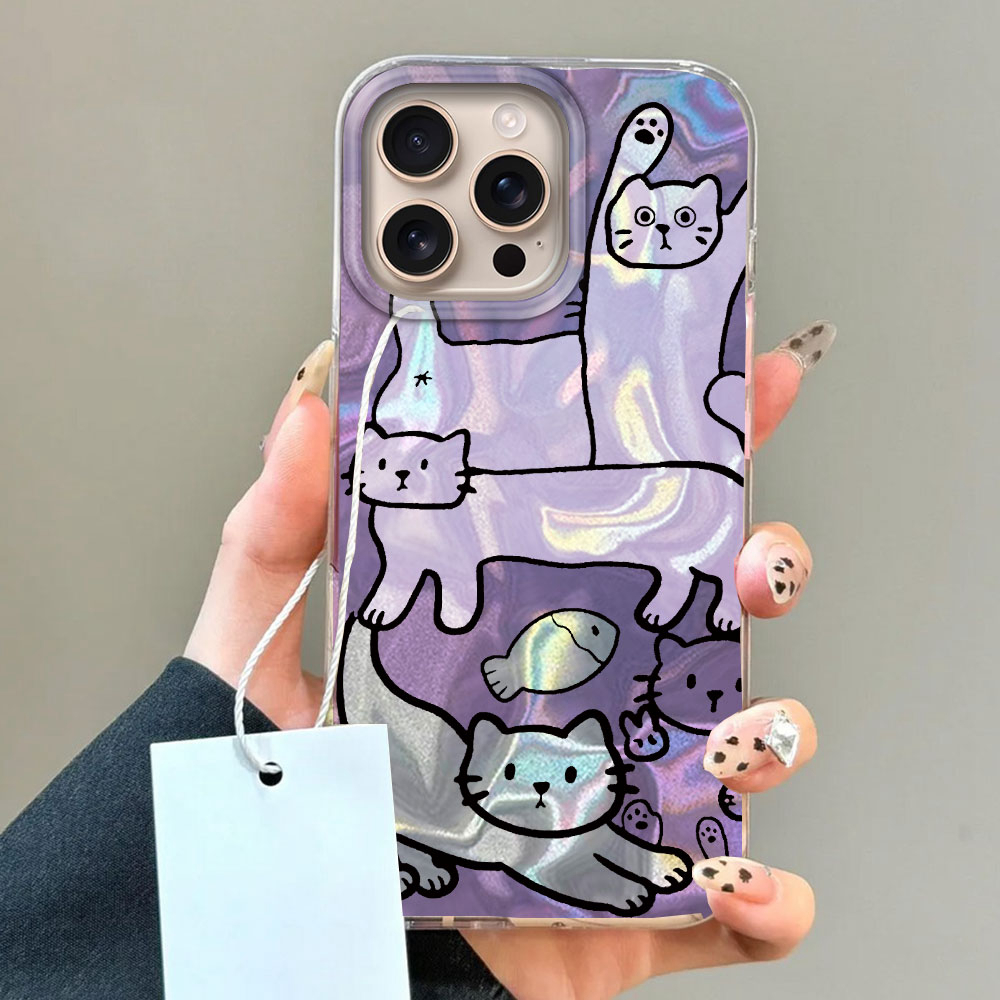 Purple Line Cat Fish Water Tex - Apple Iphone 15 Pro Max ulasan dan harga