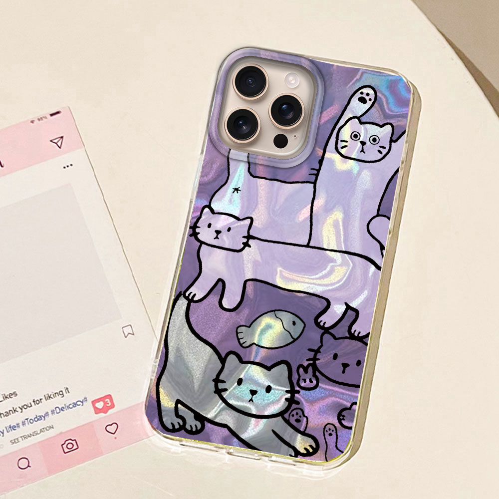 Purple Line Cat Fish Water Tex - Apple Iphone 15 Pro Max ulasan dan harga